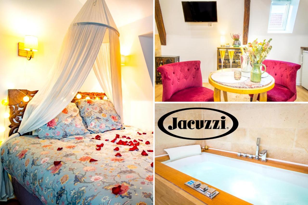 Jacuzzi - La Petite Romantique - Flobnb Laon Kültér fotó